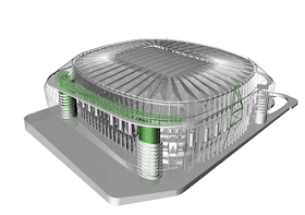 Proyecto definitivo de reforma del Estadio Santiago Bernabéu. Octubre 2016