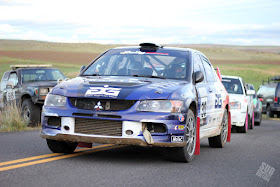 George Plsek Mitsubishi EVO Rally Car