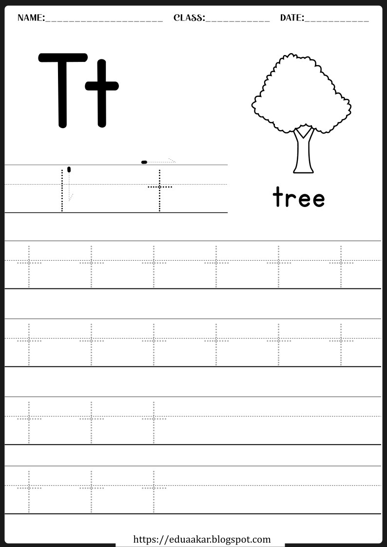 Lowercase Letters Tracing Worksheet