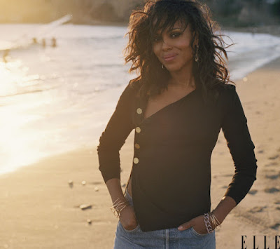 Loving life and using her voice positively Kerry Washington on Elle March 2016