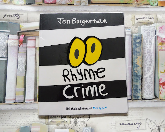 What We've Been Reading August 2018 Rhyme Crime Jon Burgerman childrens book review autistic and pregnant autistic mum life sharing pregnancy and parenting experiences from the autism spectrum