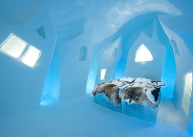 Green Pear Diaries, arquitectura, interiorismo, arte, diseño, Icehotel, Jukkasjärvi, Suecia