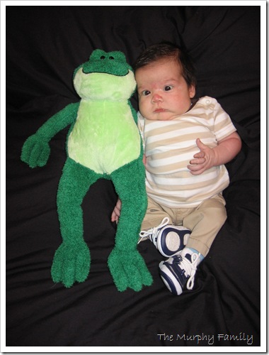 Patrick 1 Month Frog 2-19-15