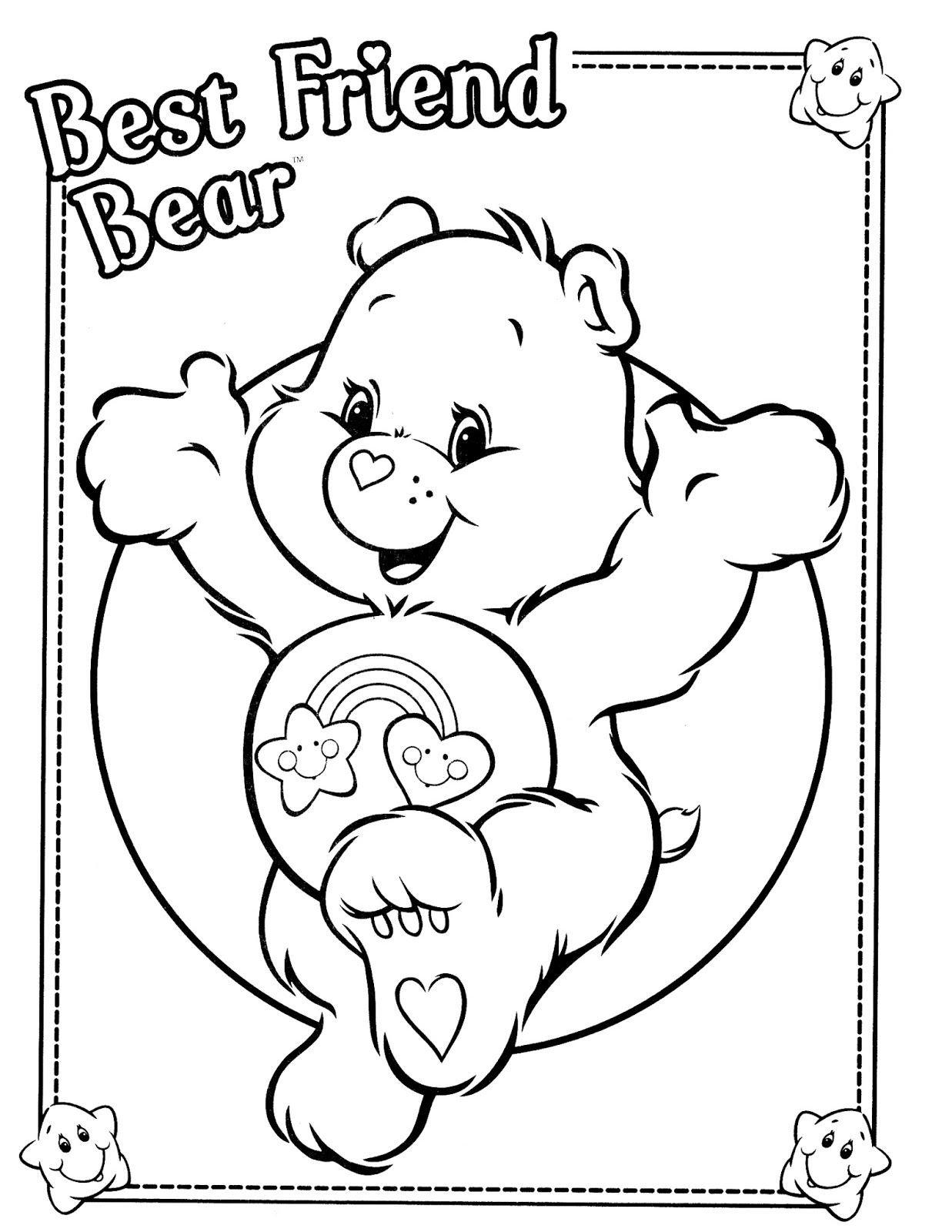 Desenhos dos ursinhos carinhosos para colorir, pintar, imprimir