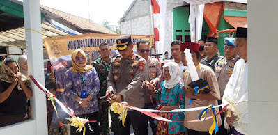 Program Bedah Rumah Polri Peduli Sasar Desa Gempol Sari