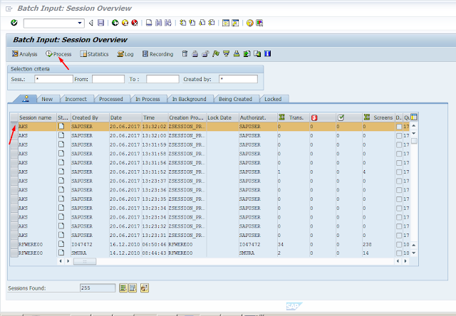 Step by Step tutorial on BDC Session Method Program in SAP ABAP