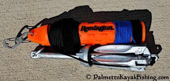 Palmetto Kayak Fishing: Quick release DIY kayak anchor system + bottle 