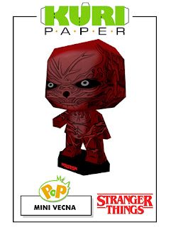 Kuri Paper - Pop Mini Funko Vecna Stranger Things Papercraft