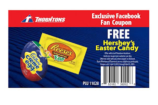 Free Hershey’s Easter Candy at Thorntons