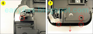 How to take apart Canon iP4700, iP4720, iP4740, iP4750, iP4760, iP4780 and replace the ink absorber kit on error code 5B00, 5B01, 1700, 1701