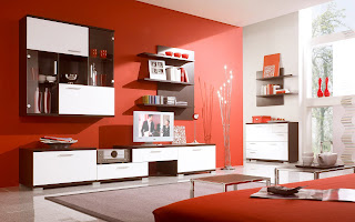 Red Plum Modern Living Room