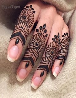 Beautiful Mehndi finger design