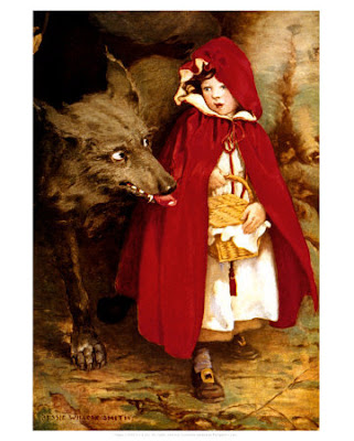 little red riding hood. HEY THERE LITTLE RED RIDING