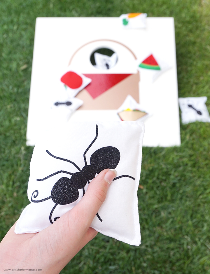 DIY Picnic Beanbag Toss Game