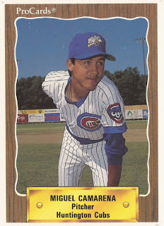 Miguel Camarena 1990 Huntigton Cubs card