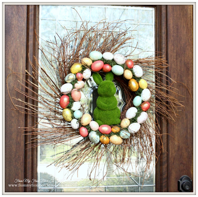 Front Door Spring Wreath-From My Front Porch To Yours- Easter Wreath