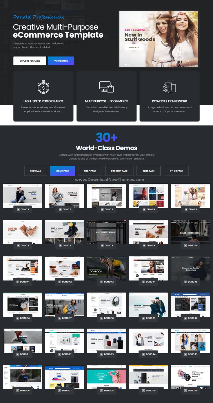 Ultimate eCommerce HTML Template