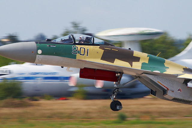 Sukhoi Su-35 takeoff