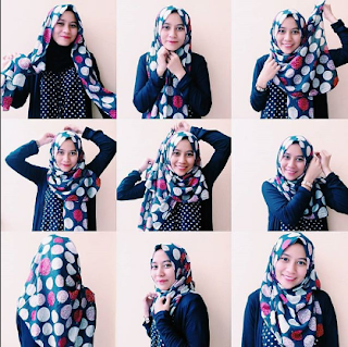 5+ Gambar Memakai Hijab Pashmina Terbaru
