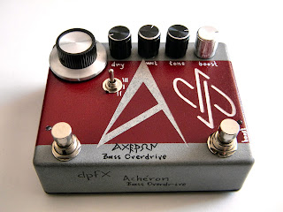 dpFX Acheron bass overdrive with clean blend and boost