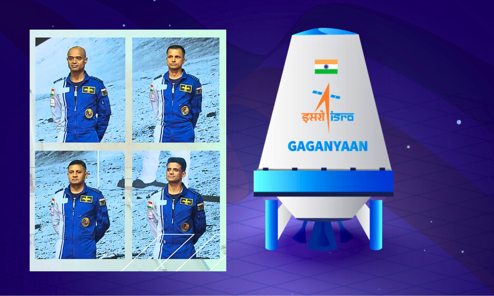 India Announces 4 Astronauts for Gaganyaan