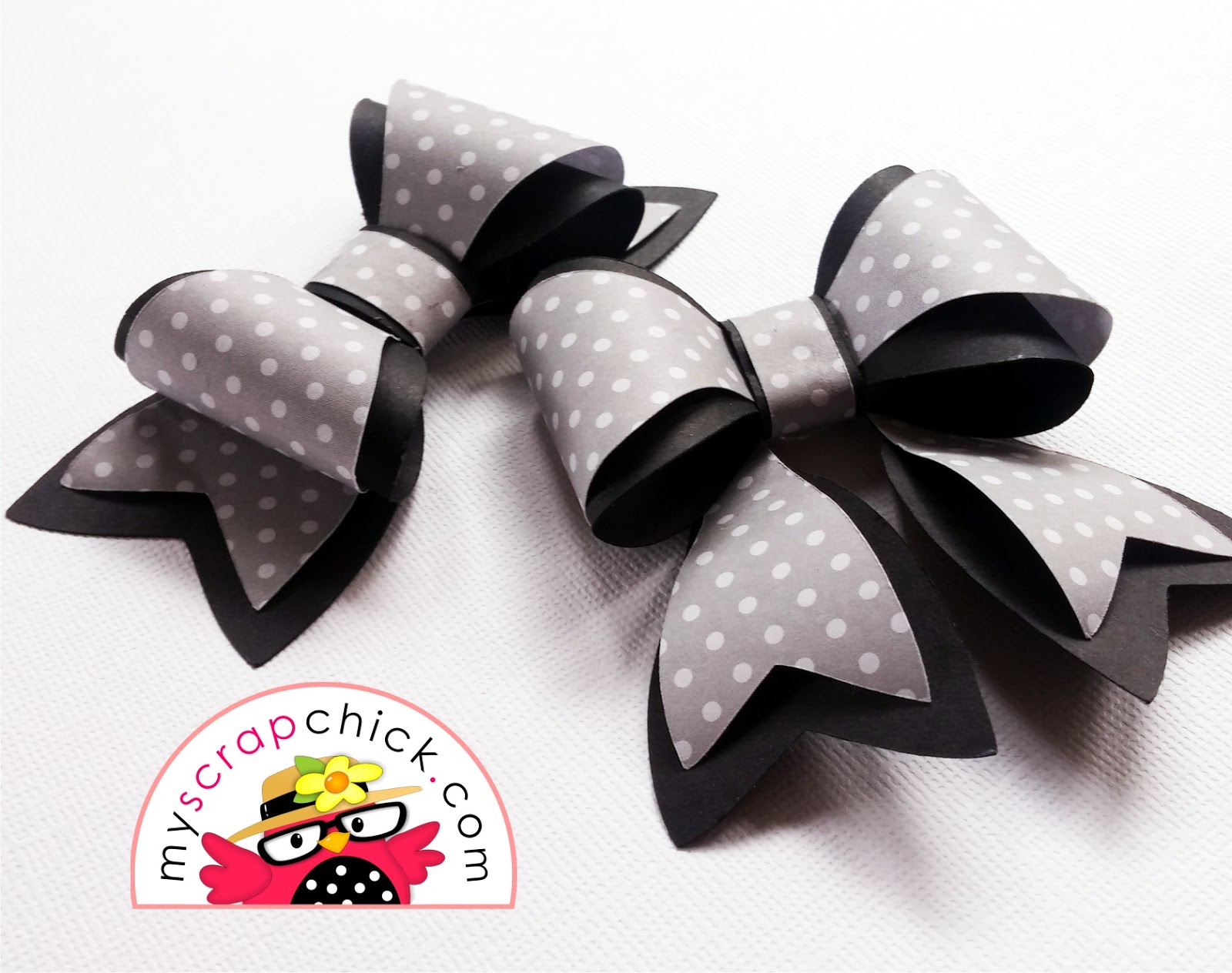 Download Paper Bow Layers In 3d Svg File Tutorial Myscrapchick