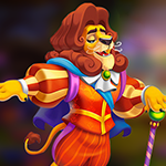 Play Games4King Magician Lion Escape Game