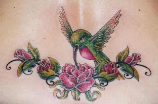 Hummingbird Tattoos Design for Girls