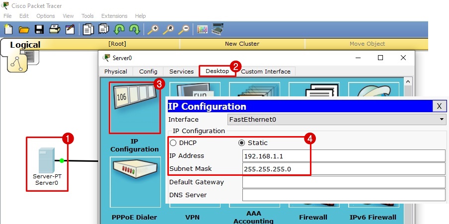Cara Setting DHCP Server di Cisco Packet Tracer Cara Prima