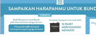 Info Kuis - Kuis Harapan Untuk Bunda Berhadiah  Merchandise Menarik