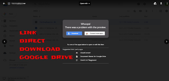 Cara Buat Link Direct Download Di Google Drive