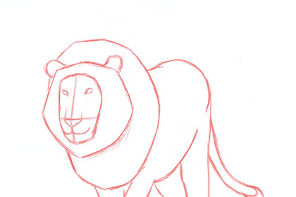 how to draw lions Step lion draw drawing details