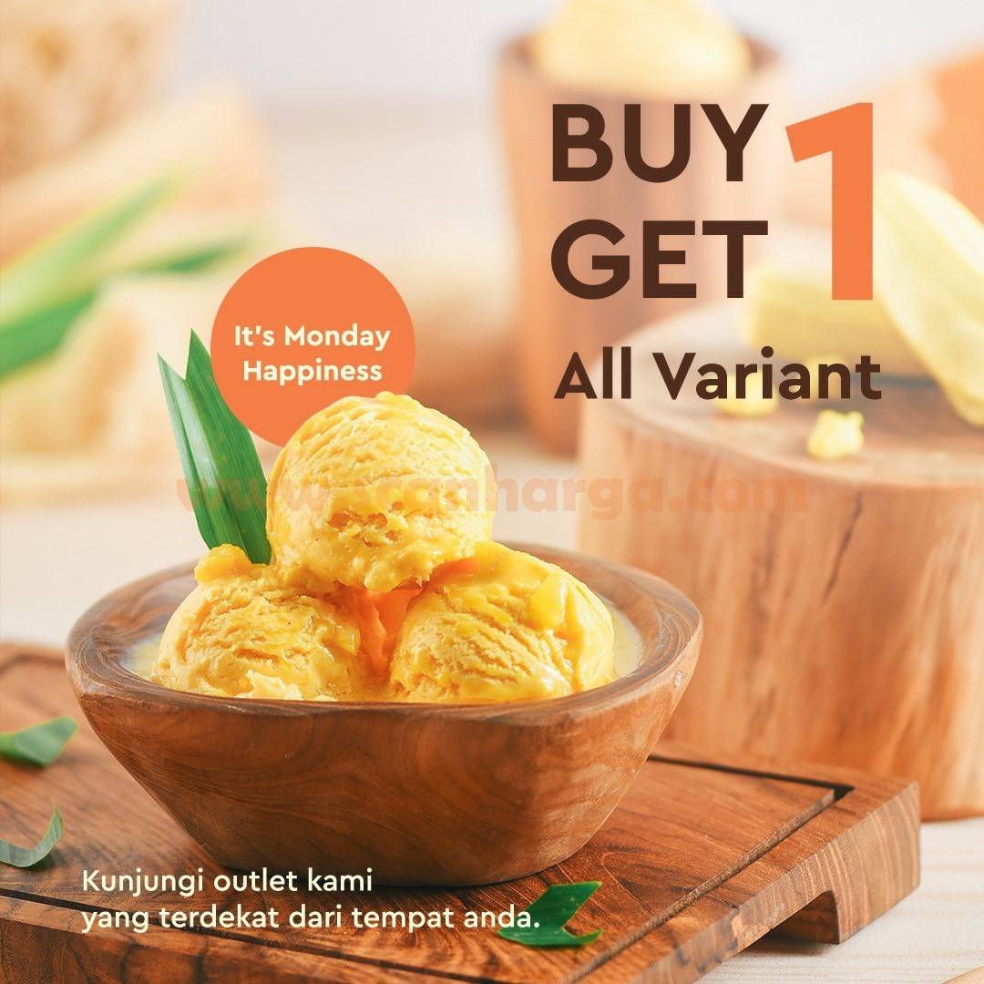 Promo Ice Cream Gentong Beli 1 Gratis 1 Untuk Semua Rasa