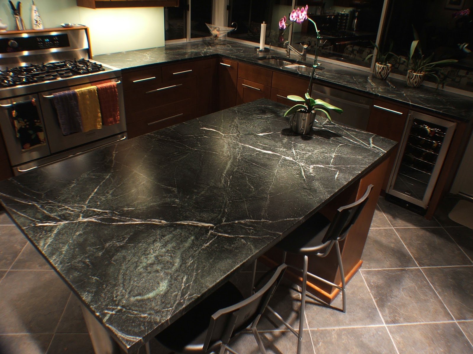 Soapstone Maintenance  is FAST EASY  Granite vs 