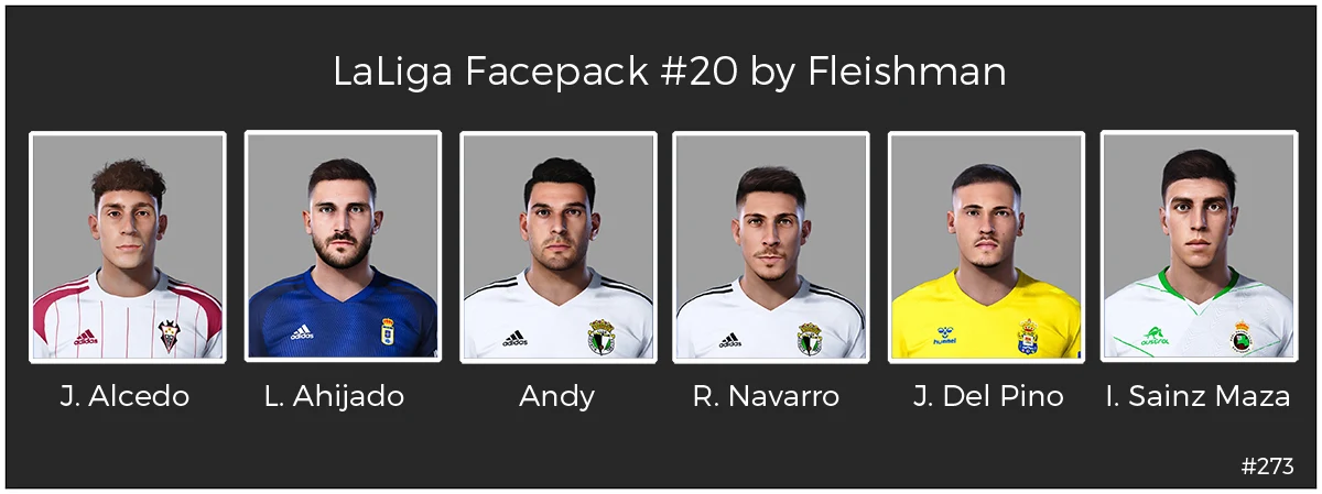 PES 2021 La Liga Facepack #20 by Fleishman