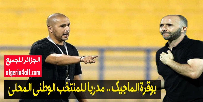  المنتخب المحلي الجزائري,#مجيد_بوقرة الدولي السابق يعين مدربا للمنتخب الوطني المحلي.