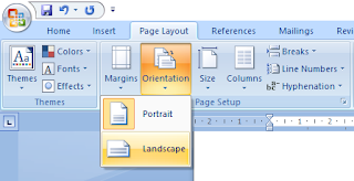 Halaman Portrait dan Landscape Microsoft Word