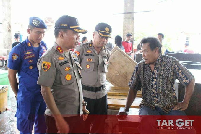 Kapolres Sergai Berikan Pesan Kamtibmas Kepada Nelayan dan Para Pedagang Ikan