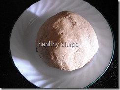 roti dough basking in love !
