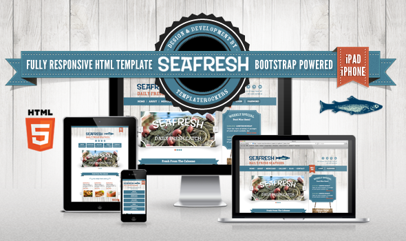 Delimondo Seafresh Fully Responsive HTML Template - Restaurants & Cafes Entertainment
