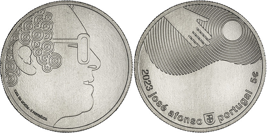 Portugal 5 euro 2023 - Jos� Afonso