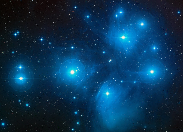 Pleiades — blue lagoon of stellar seas. Article on astronomy by Andrey Klimkovsky