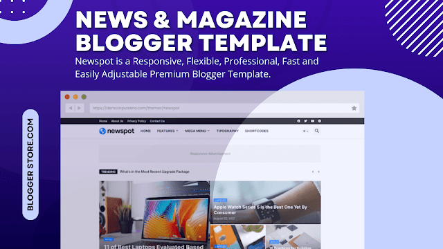Newspot - Responsive News & Magazine Blogger Template Free
