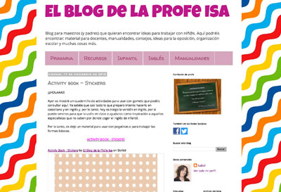 El blog de la profe Isa