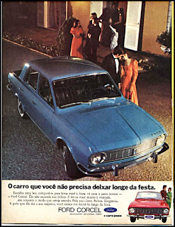 propaganda Ford Corcel - 1971, Ford Willys anos 70, carro antigo Ford, década de 70, anos 70, Oswaldo Hernandez,