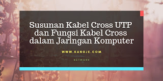 Susunan Kabel Cross UTP dan Fungsi Kabel Cross dalam Jaringan Komputer