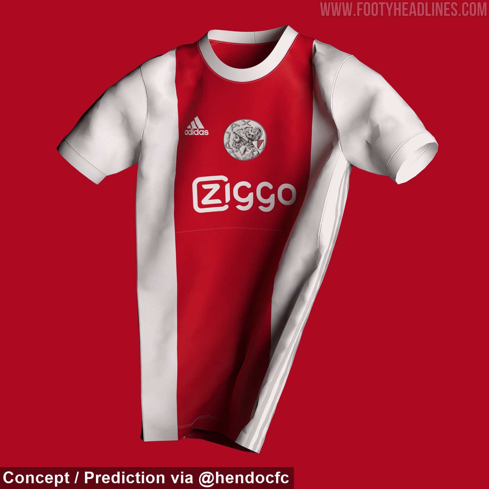 Leaked Ajax 21 22 Home Kit To Feature Old Crest 1970s Inspired [ 1600 x 1600 Pixel ]