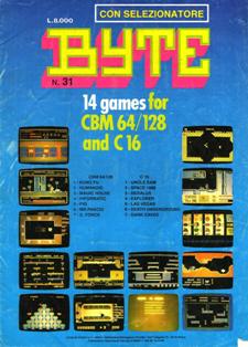 Byte Games. Mensile di videogiochi 31 - Maggio 1989 | PDF HQ | Mensile | Computer | Programmazione | Commodore | Videogiochi
Numero volumi : 35
Byte Games è una rivista/raccolta di giochi su cassetta per C64/128.