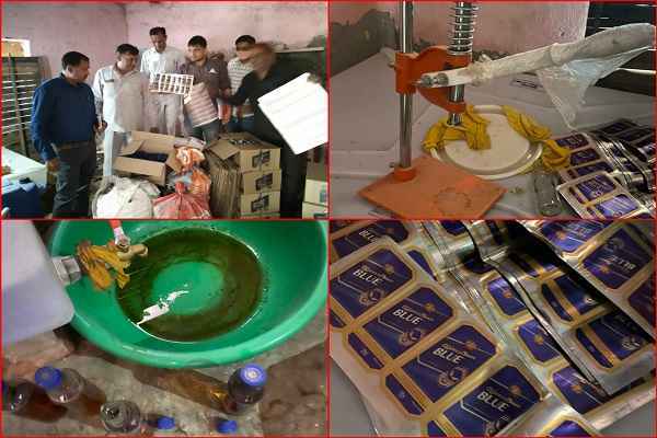 faridabad-nit-crime-branch-exposed-fake-wine-factory