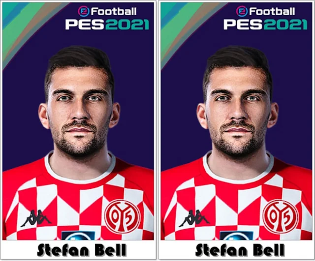 Stefan Bell Face For eFootball PES 2021